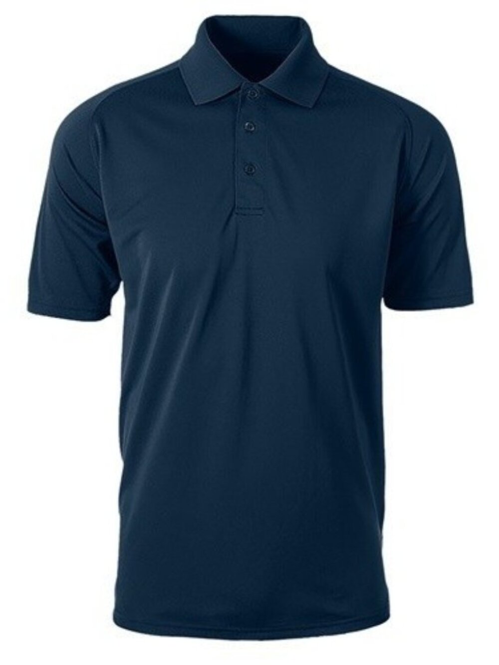 Syntrel Mens Performance Mesh Polo Top Shirt Dark Blue Navy Size 2X